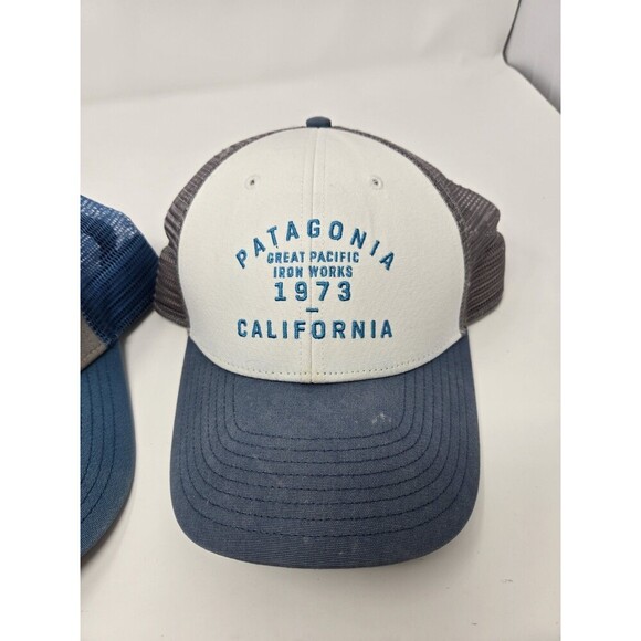 PATAGONIA LOT OF 2 BASEBALL CAP TRUCKER HAT MESH SNAPBACK UNISEX OS OUTDOOR GREY - Picture 3 of 15